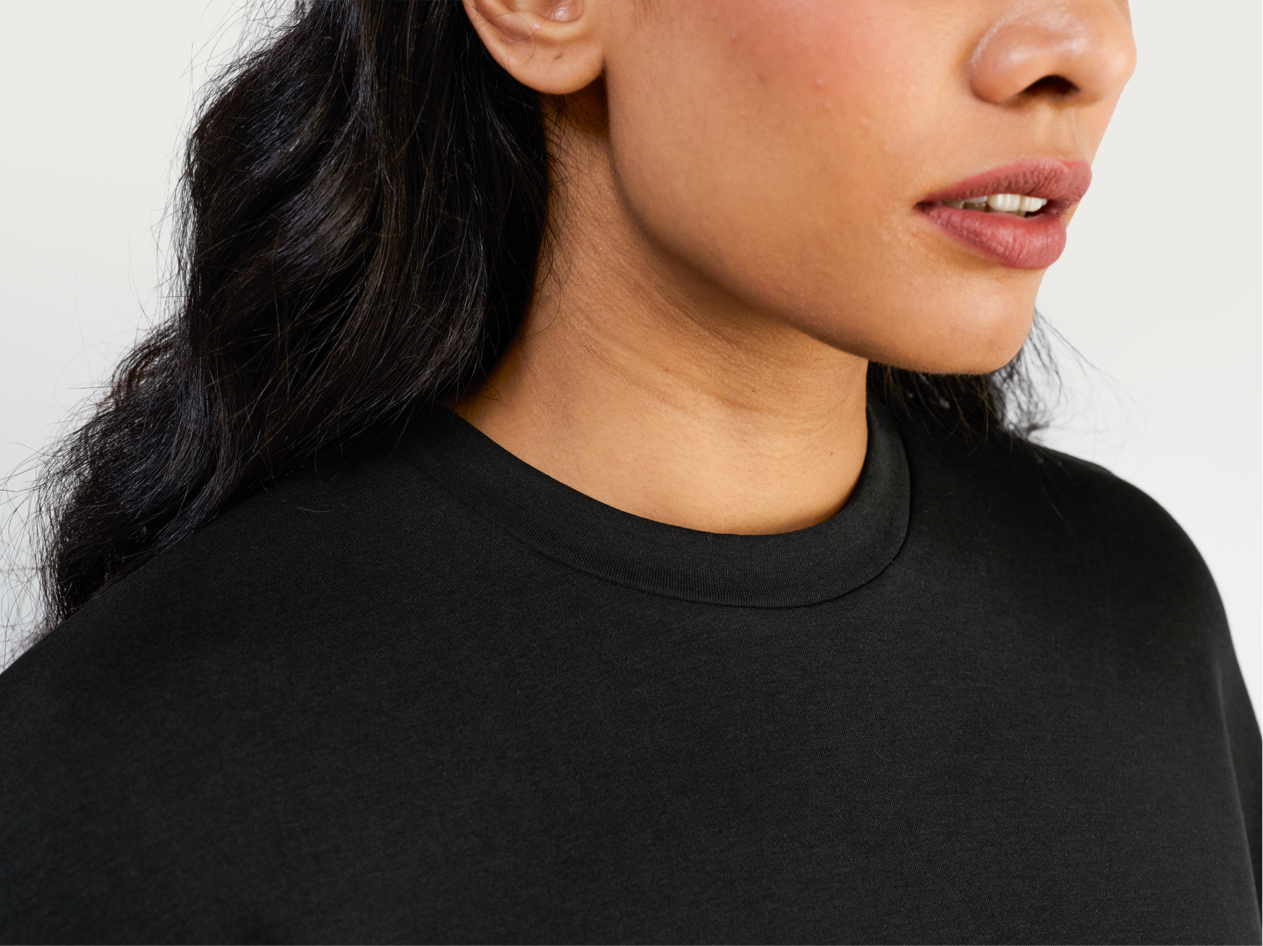 Soft Crew Neckline
