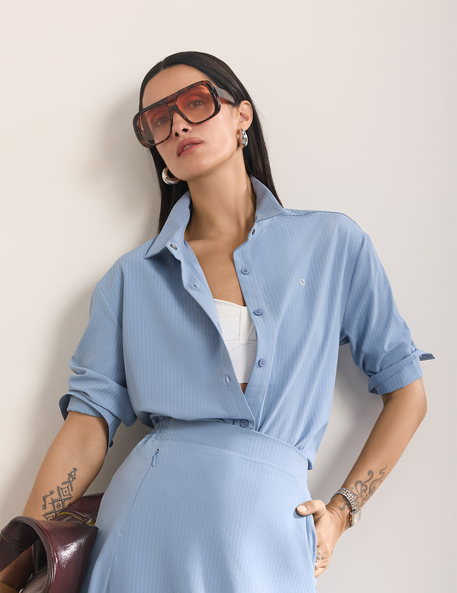 SeeQ Oversized Collar Shirt