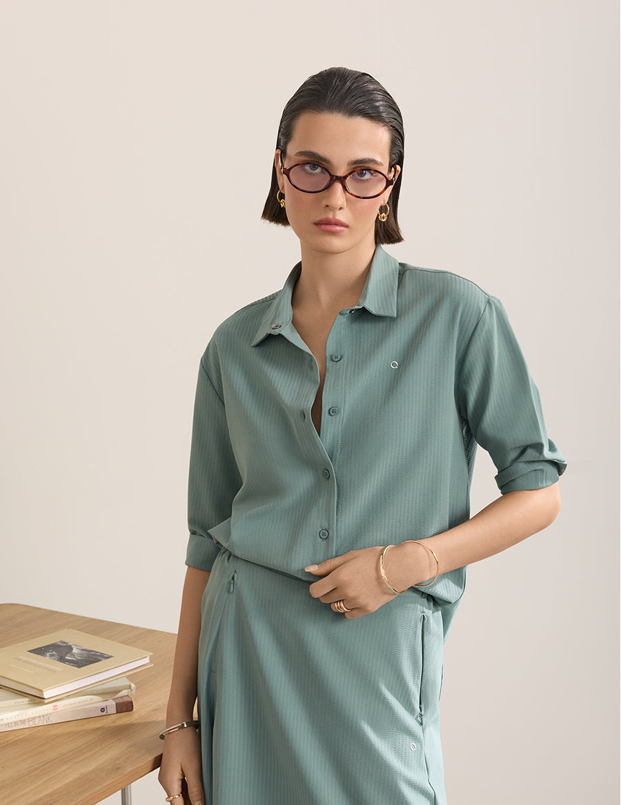 SeeQ Oversized Collar Shirt