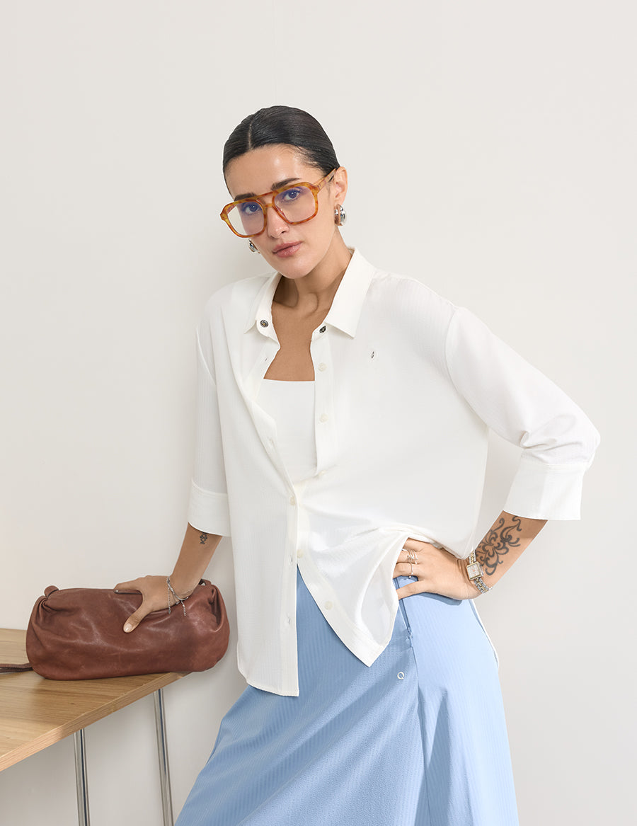 SeeQ Oversized Collar Shirt