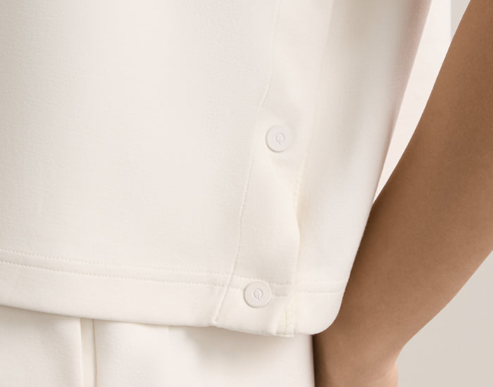 Branded tape & Snap button Slit